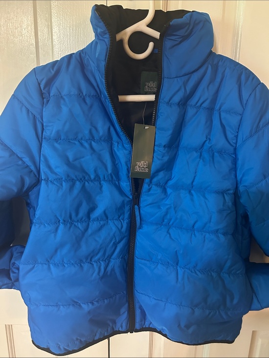 wild fable Jackets & Blazers - wild fable electric blue puffer jacket, Size XS